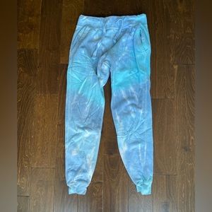 Blue Tie Dye Sweatpants / Joggers